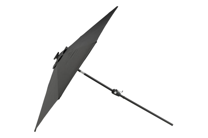 Sabal Parasoll 270 cm med LED - Svart - Utemöbler - Solskydd - Parasoll