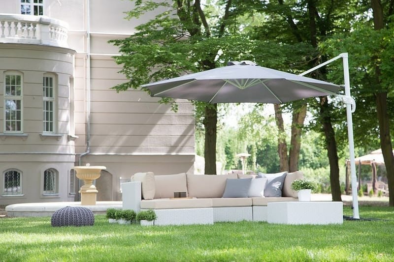 Savona Parasoll 241 cm - Grå - Utemöbler - Solskydd - Parasoll