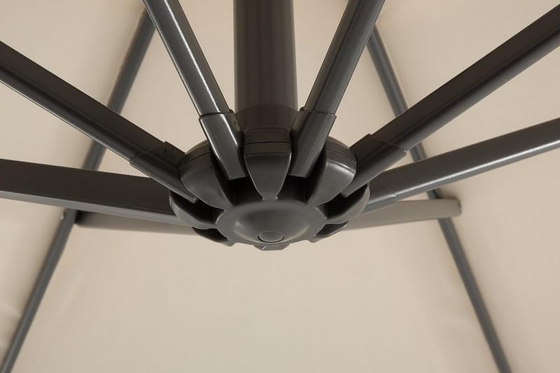 Savona Parasoll 240 cm - Vit - Utemöbler - Solskydd - Parasoll - Hängparasoll & frihängande parasoll