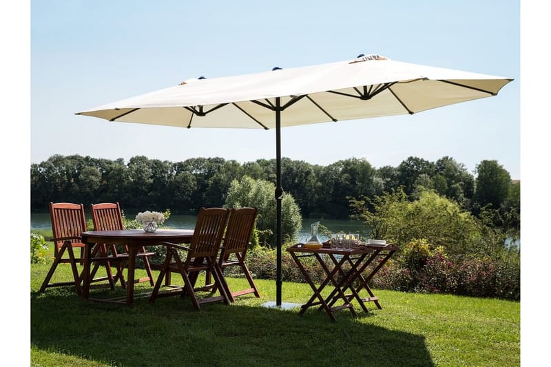 Sibilla Parasoll 247 cm - Beige - Utemöbler - Solskydd - Parasoll