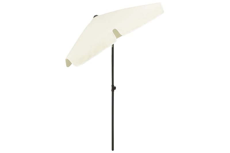 Strandparasoll gul 180x120 cm - Gul - Utemöbler - Solskydd - Parasoll - Strandparasoll