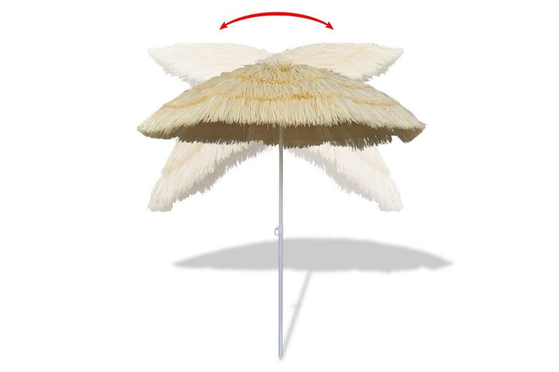 Strandparasoll Hawaii inspirerad - Brun - Utemöbler - Solskydd - Parasoll - Strandparasoll