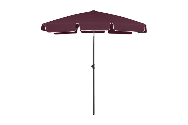 Strandparasoll vinröd 180x120 cm - Vinröd - Utemöbler - Solskydd - Parasoll - Strandparasoll