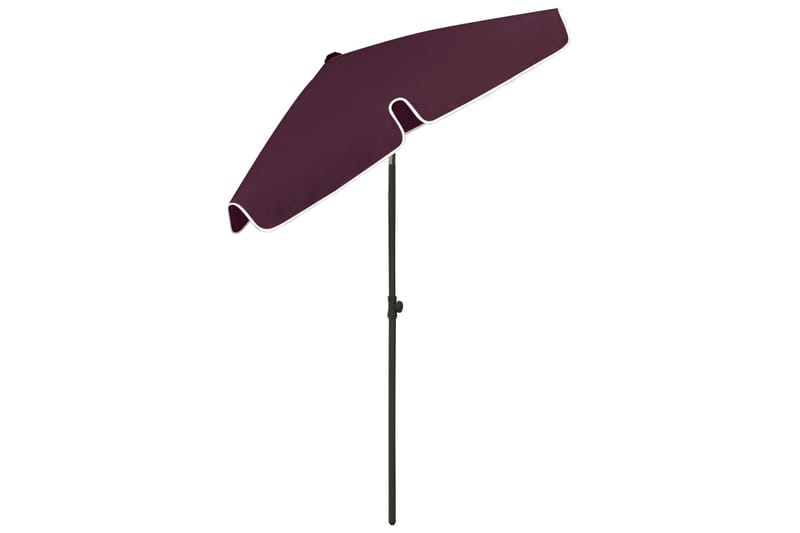 Strandparasoll vinröd 180x120 cm - Vinröd - Utemöbler - Solskydd - Parasoll - Strandparasoll