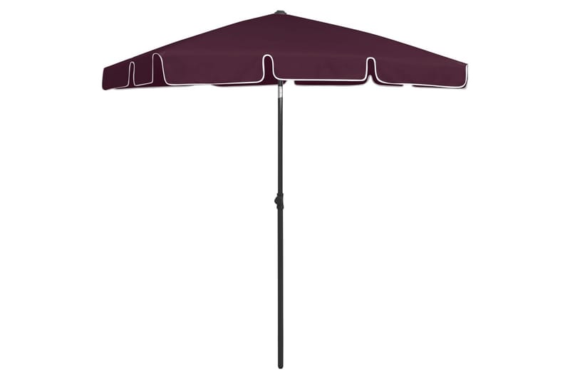 Strandparasoll vinröd 180x120 cm - Vinröd - Utemöbler - Solskydd - Parasoll - Strandparasoll