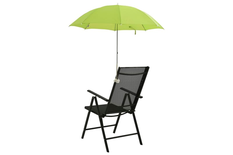 Parasoll till campingstol 2 st grön 105 cm - Grön - Parasoll