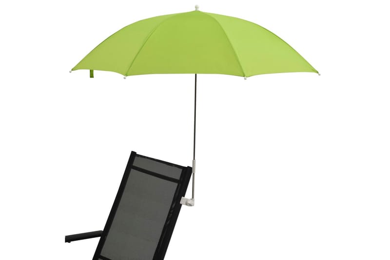 Parasoll till campingstol 2 st grön 105 cm - Grön - Parasoll