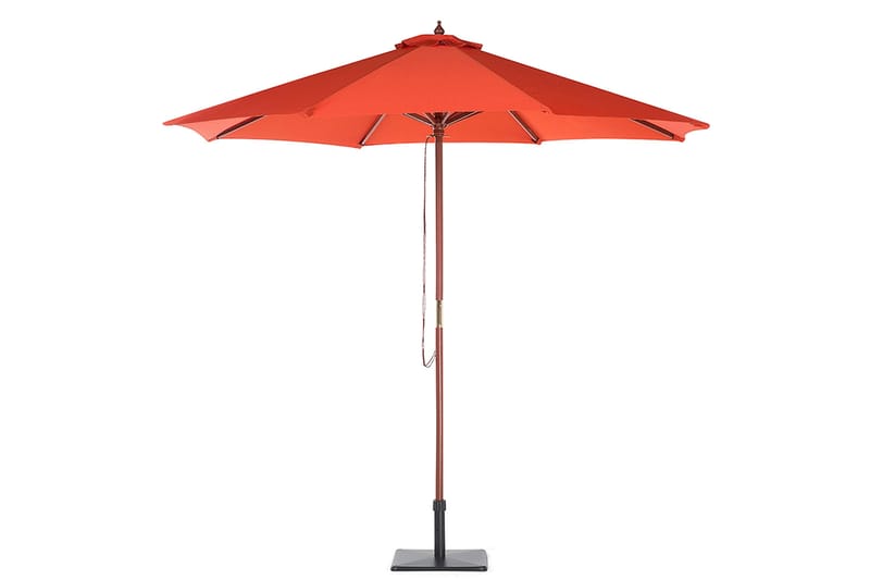 Toscana Ii Parasoll 254 cm - Röd - Utemöbler - Solskydd - Parasoll - Balkongparasoll