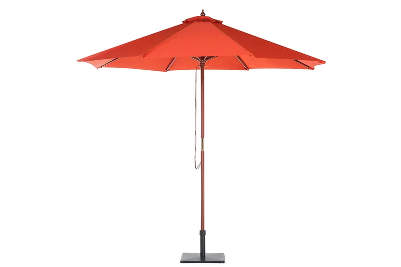 Toscana Ii Parasoll 254 cm - Röd - Utemöbler - Solskydd - Parasoll - Balkongparasoll