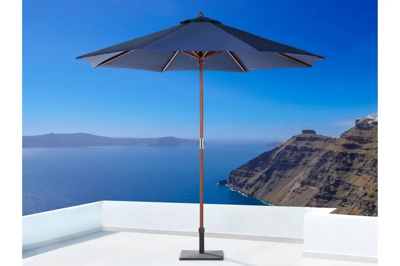 Toscana Ii Parasoll 254 cm - Blå - Utemöbler - Solskydd - Parasoll