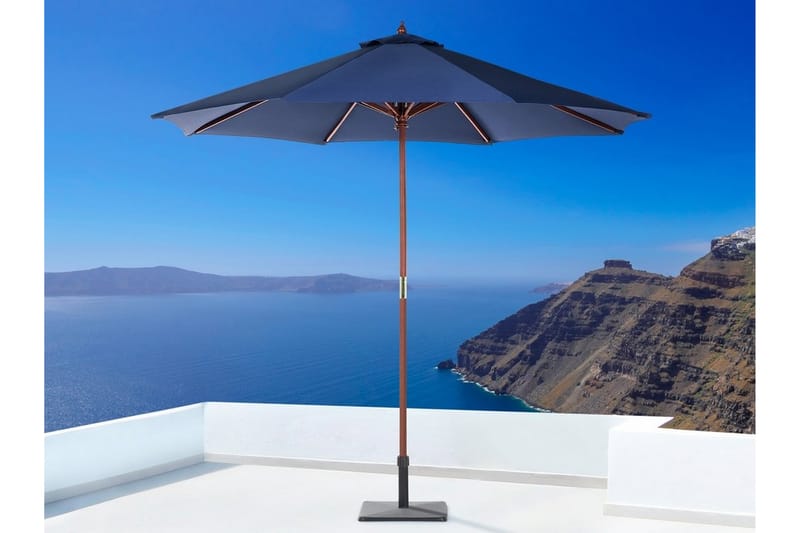 Toscana Ii Parasoll 254 cm - Blå - Utemöbler - Solskydd - Parasoll