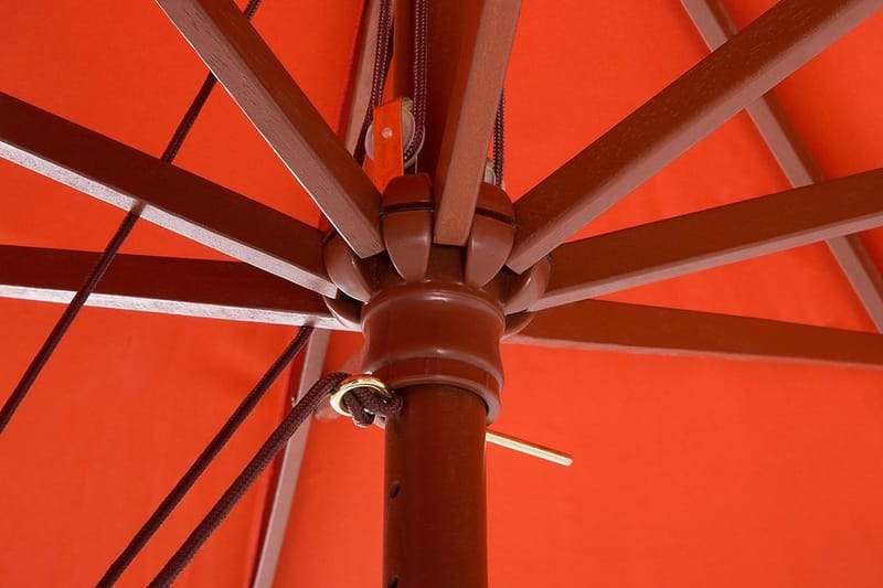 Toscana Ii Parasoll 254 cm - Röd - Utemöbler - Solskydd - Parasoll - Balkongparasoll