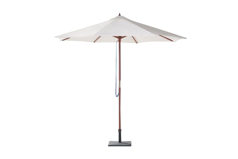Toscana Parasoll 237 cm - Vit - Utemöbler - Solskydd - Parasoll - Strandparasoll