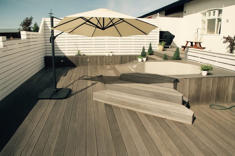 Trädgårdsparasoll Miami fribärande Ø3,5 m - sand - Utemöbler - Solskydd - Parasoll - Hängparasoll & frihängande parasoll