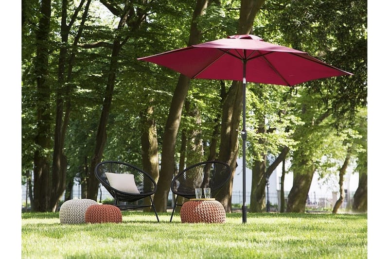 Varese Parasoll 230 cm - Röd - Utemöbler - Solskydd - Parasoll