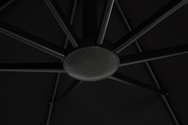 Vienna Lyx Parasoll 3,5 m - Svart - Utemöbler - Solskydd - Parasoll - Hängparasoll & frihängande parasoll