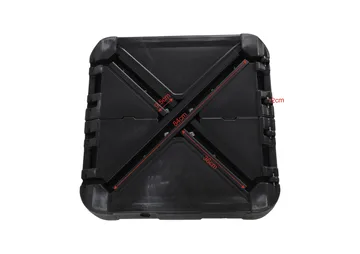 Vienna Parasollfot 84x84 cm vatten fyll för korsfot - Svart - Utemöbler - Solskydd - Parasoll - Parasollfot