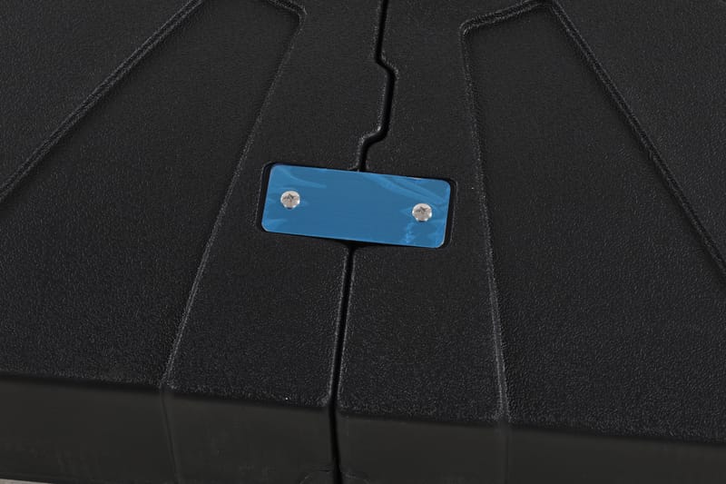 Vienna Parasollfot 84x84 cm vatten fyll för korsfot - Svart - Utemöbler - Solskydd - Parasoll - Parasollfot