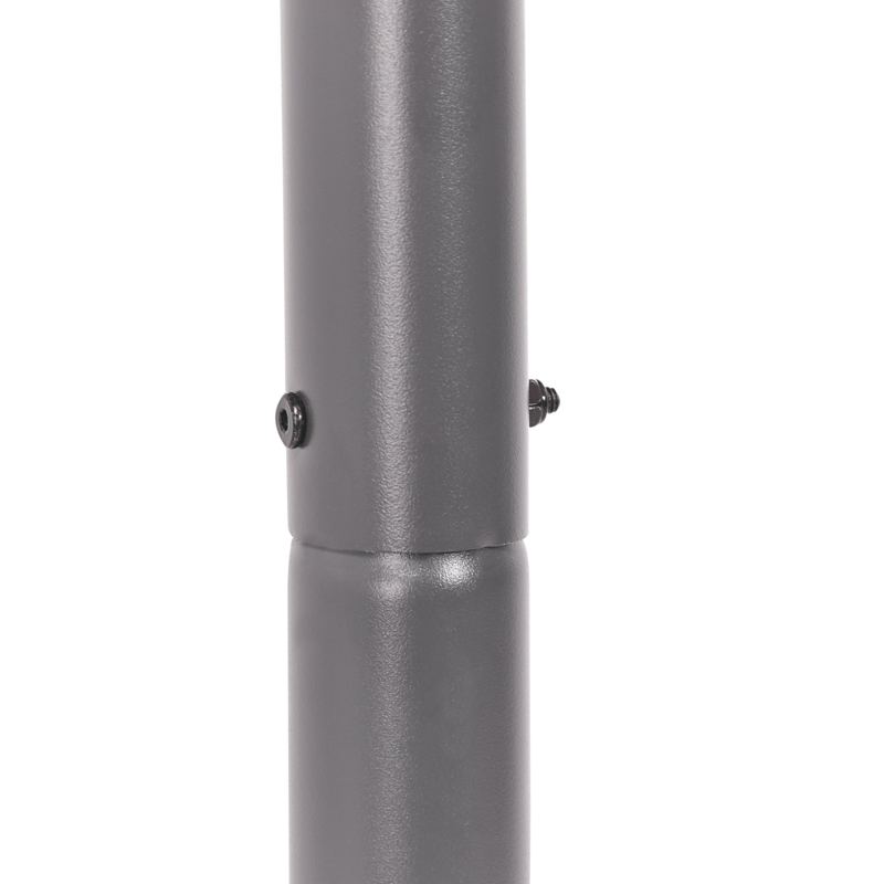 Paviljong Aventine 300 cm Stål - Grå/Svart - Utemöbler - Solskydd - Pergola