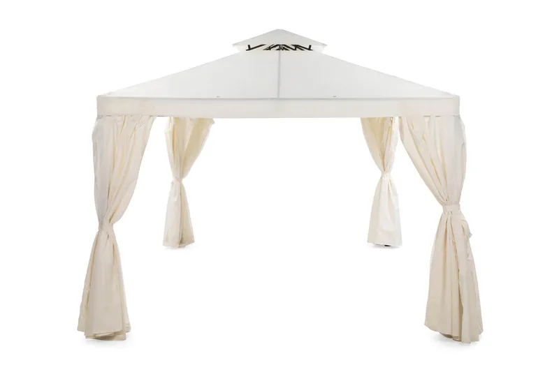 Bermuda Komplett Paviljong 3x3 m - Naturvit - Utemöbler - Solskydd - Paviljong - Komplett paviljong