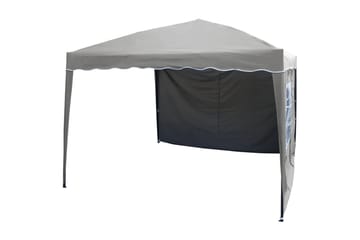 Easy up Paviljong 295x295 cm Vit/brun