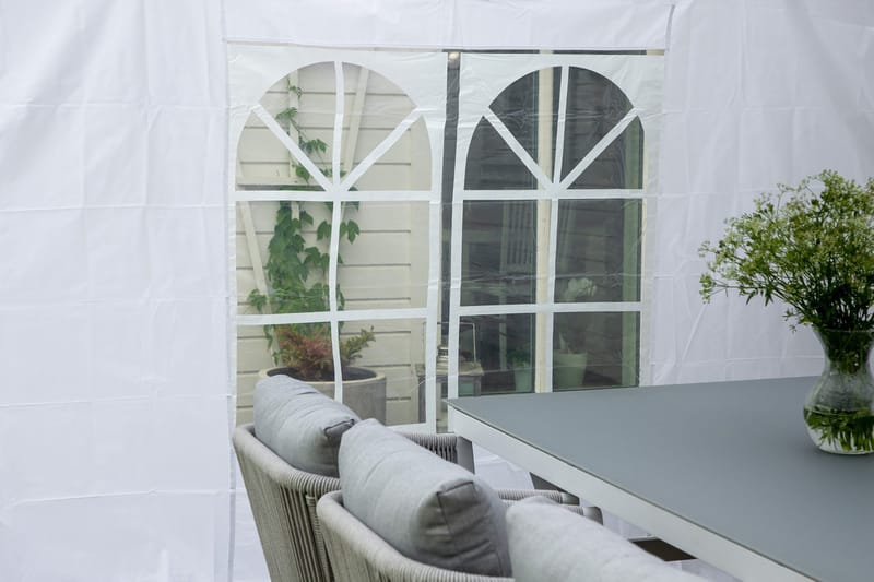 Easy Up Paviljong 295x295 cm - Vit - Utemöbler - Solskydd - Paviljong - Komplett paviljong