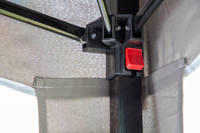 Easy Up Paviljong 295x295 cm - Vit/brun - Utemöbler - Solskydd - Paviljong - Komplett paviljong