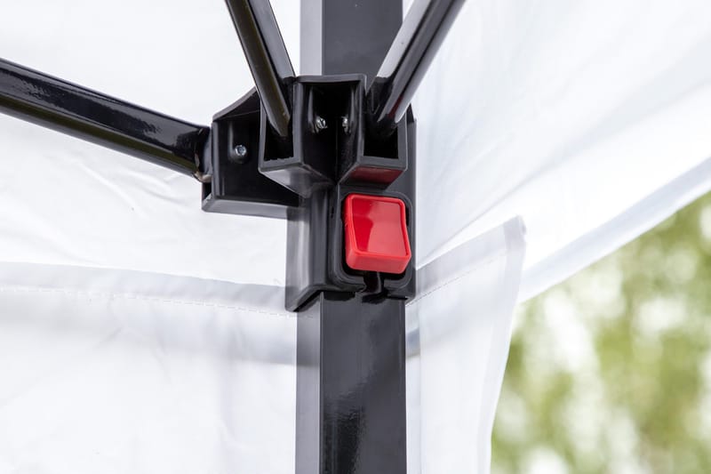 Easy Up Paviljong 295x295 cm - Vit - Utemöbler - Solskydd - Paviljong - Komplett paviljong