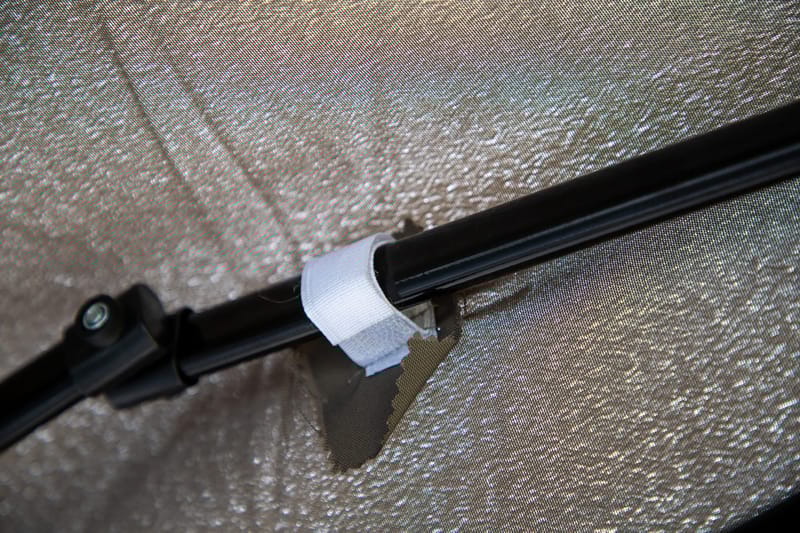 Easy Up Paviljong 295x295 cm - Vit/brun - Utemöbler - Solskydd - Paviljong - Komplett paviljong