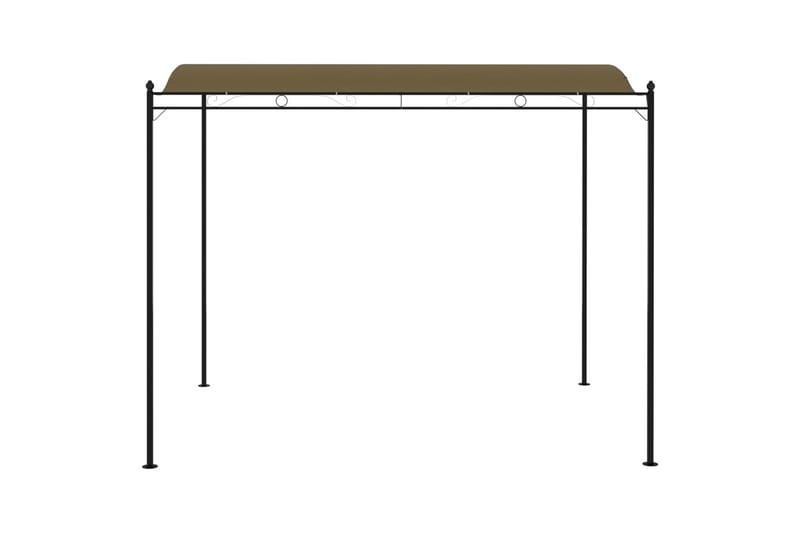 Paviljong 3x2,5 m taupe 180 g/m² - Brun - Utemöbler - Solskydd - Paviljong - Komplett paviljong