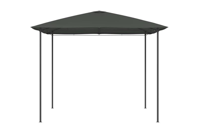 Paviljong 3x3x2,6 m antracit 160 g/m² - Grå - Utemöbler - Solskydd - Paviljong - Komplett paviljong
