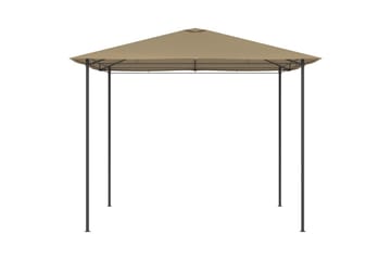 Paviljong 3x3x2,6 m taupe 160 g/m²