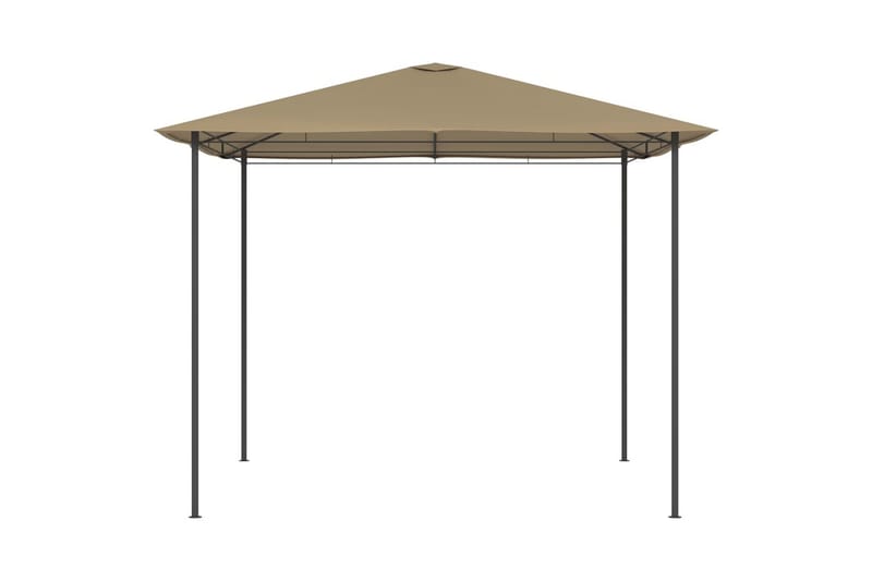 Paviljong 3x3x2,6 m taupe 160 g/m² - Brun - Utemöbler - Solskydd - Paviljong - Komplett paviljong