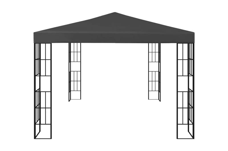 Paviljong 3x4 m antracit - Grå - Komplett paviljong