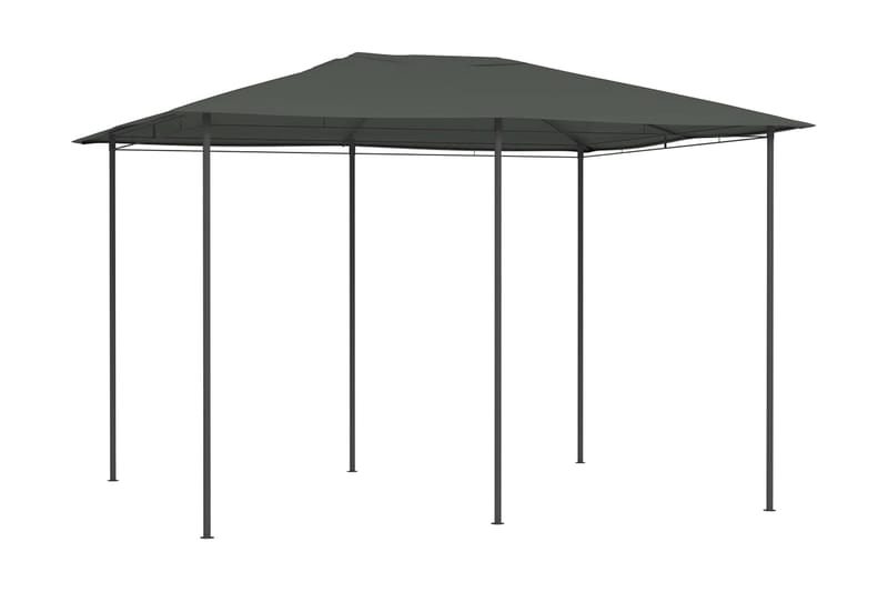 Paviljong 3x4x2,6 m antracit 160 g/m² - Grå - Utemöbler - Solskydd - Paviljong - Komplett paviljong