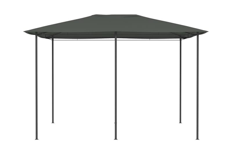 Paviljong 3x4x2,6 m antracit 160 g/m² - Grå - Utemöbler - Solskydd - Paviljong - Komplett paviljong