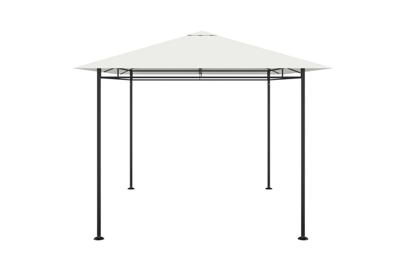 Paviljong 4x3x2,7 m gräddvit 180 g/m² - Vit - Utemöbler - Solskydd - Paviljong - Komplett paviljong