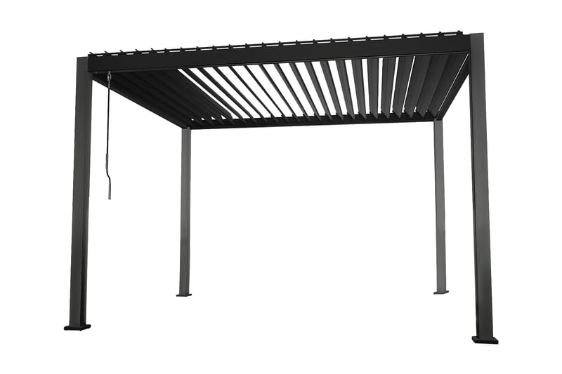 Mirador Paviljong utan Väggar 300x300x250 cm - Mörkgrå - Paviljong - Paviljong med tak - Grilltält