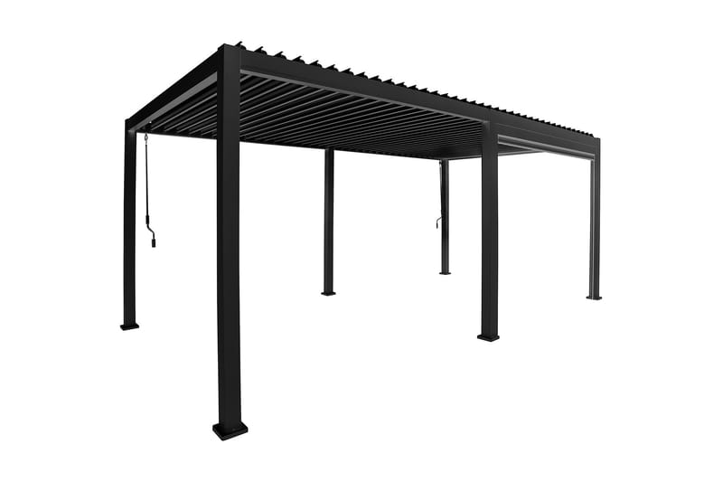 Mirador Paviljong 3x6xH2,5m Mör kgrå - Paviljong - Paviljong med tak - Grilltält