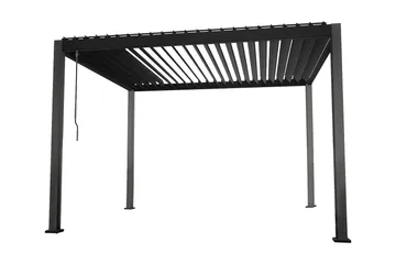 Mirador Paviljong utan Väggar 300x400x250 cm - Mörkgrå - Utemöbler - Solskydd - Paviljong