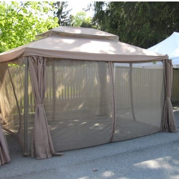 Myggnät för paviljong Legend beige 2,91x2,91 m - beige - Utemöbler - Solskydd - Paviljong - Paviljongväggar