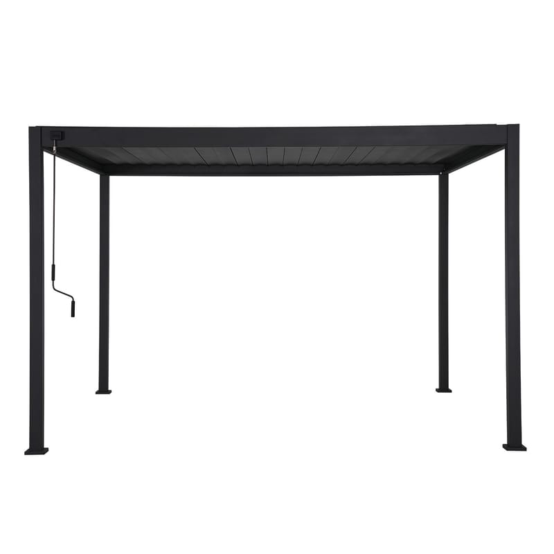 Paviljong Mirador-88 3x3M - mörkgrå - Utemöbler - Solskydd - Paviljong - Komplett paviljong