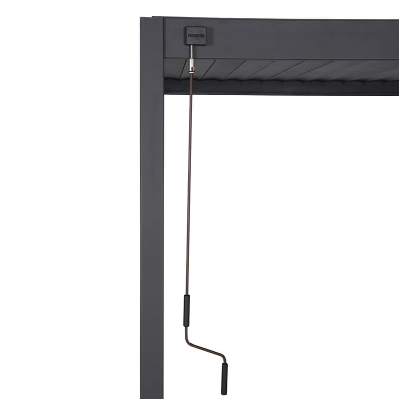 Paviljong Mirador-88 3x3M - mörkgrå - Utemöbler - Solskydd - Paviljong - Komplett paviljong