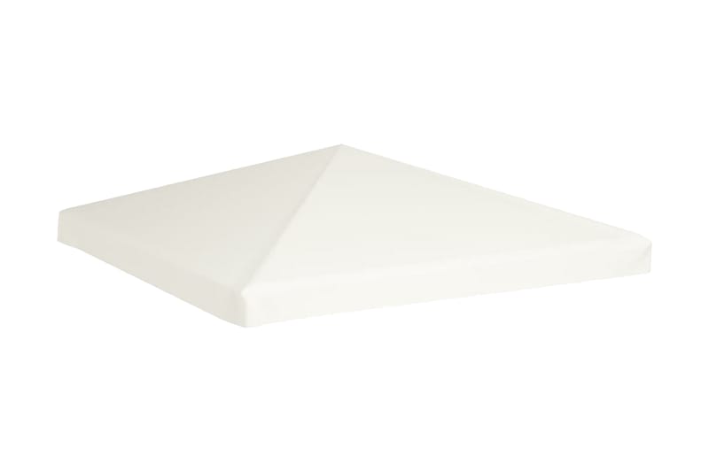 Paviljongtak 310 g/m² 3x3 m gräddvit - Vit - Utemöbler - Solskydd - Paviljong - Paviljongtak