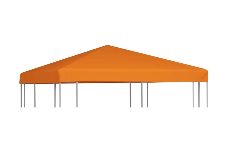 Paviljongtak 310 g/m² 3x3 m orange - Orange - Paviljongtak