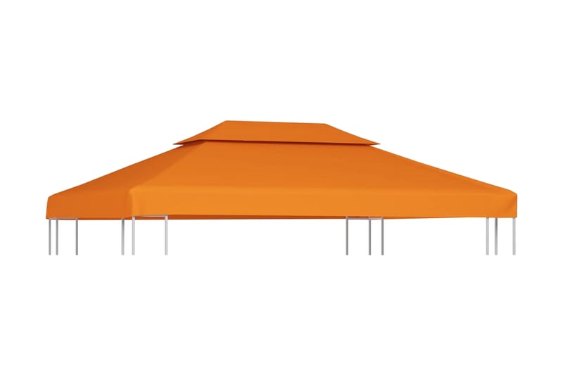 Paviljongtak 310 g/m² 3x4 m orange - Orange - Utemöbler - Solskydd - Paviljong - Paviljongtak