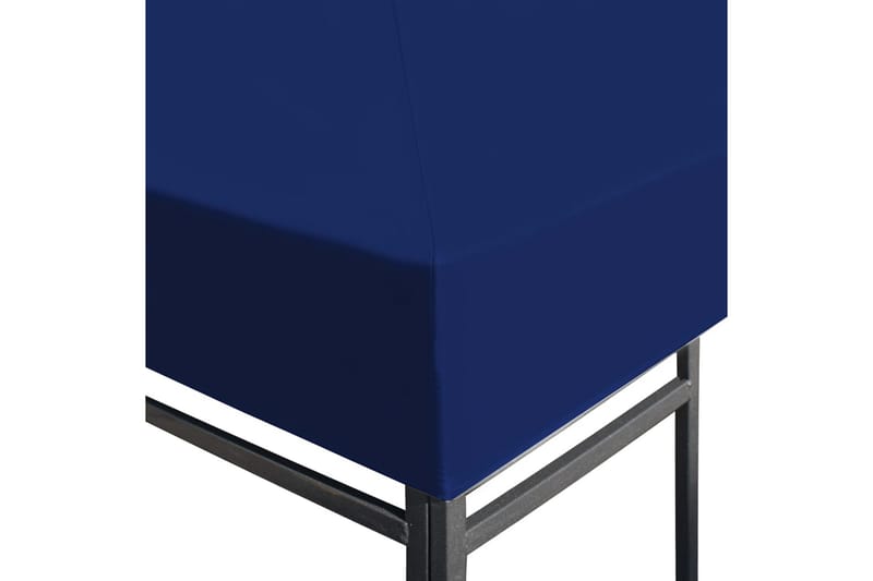 Paviljongtak 310 g/m² 4x3 m blå - Blå - Utemöbler - Solskydd - Paviljong - Paviljongtak