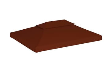 Paviljongtak med ventilering 310 g/m² 4x3 m terrakotta