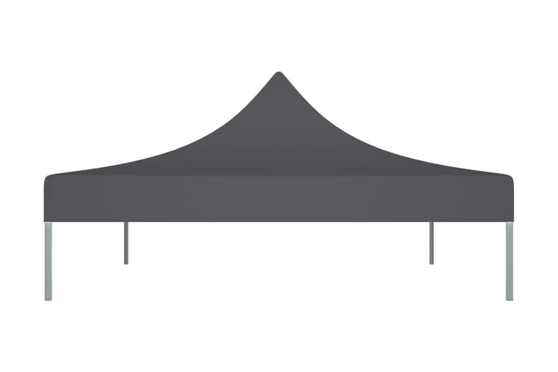 Tak till partytält 4,5x3 m antracit 270 g/m² - Grå - Utemöbler - Solskydd - Paviljong - Paviljongtak