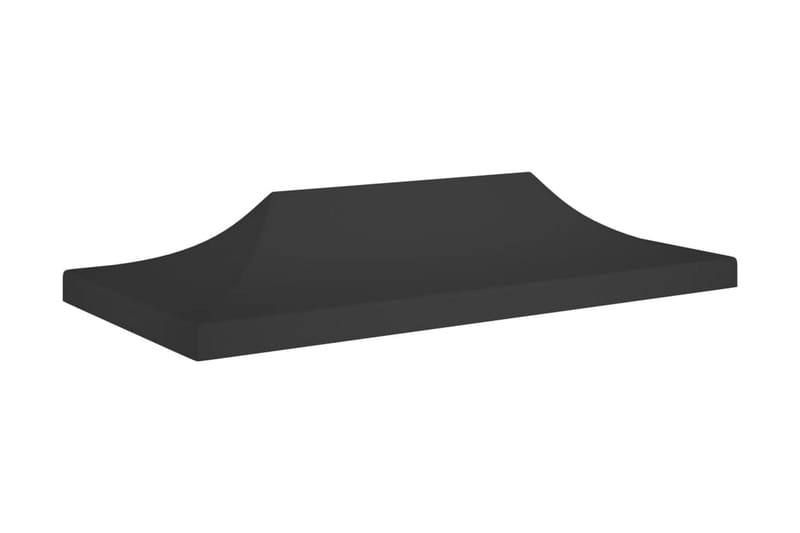 Tak till partytält 6x3 m svart 270 g/m² - Svart - Utemöbler - Solskydd - Paviljong - Paviljongtak
